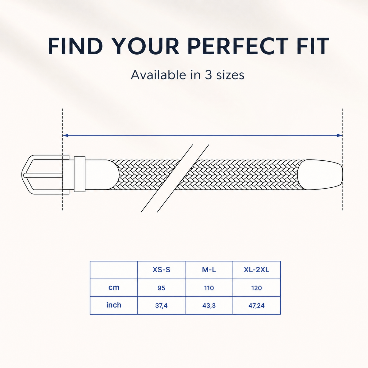 GripFit® Braided Belt