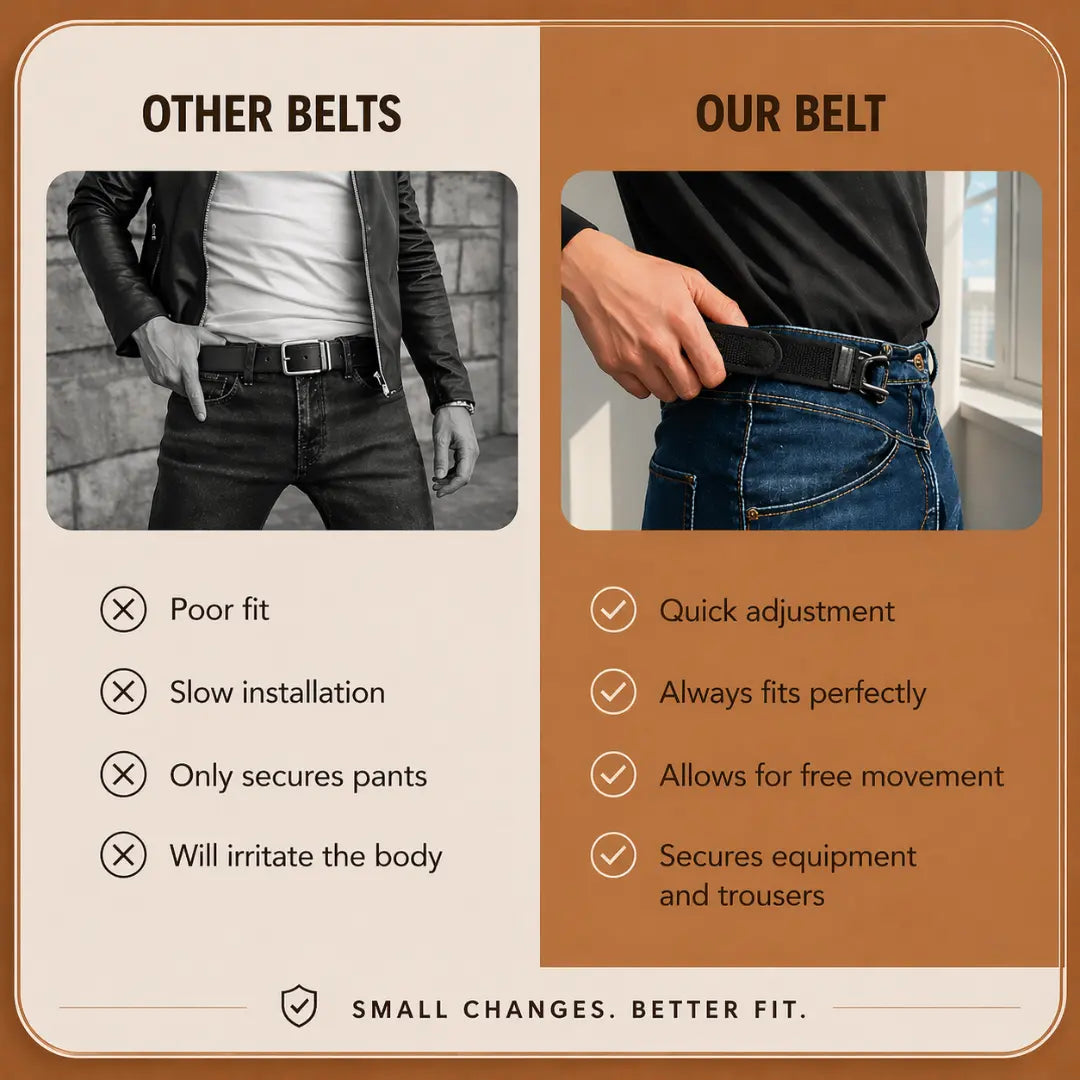 GripFit® Buckle-Free Belt